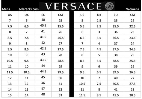 versace collection größentabelle|Versace size chart .